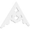 Ekena Millwork Pitch Robin Architectural Grade PVC Gable Pediment, 36"W x 21"H x 1"P (14/12) GPP036X021X100ROB - alternate 1